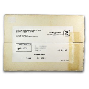 1884-CC Morgan Dollar (GSA, Sealed Box, Never Opened) 1884-CC Morgan Dollar (GSA, Sealed Box, Never Opened)