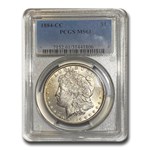 1884-CC Morgan Dollar MS-61 PCGS