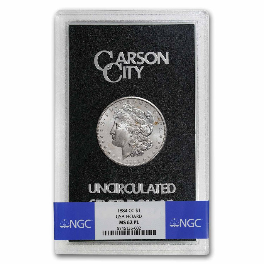 1884-CC Morgan Dollar MS-62 PL NGC (GSA)
