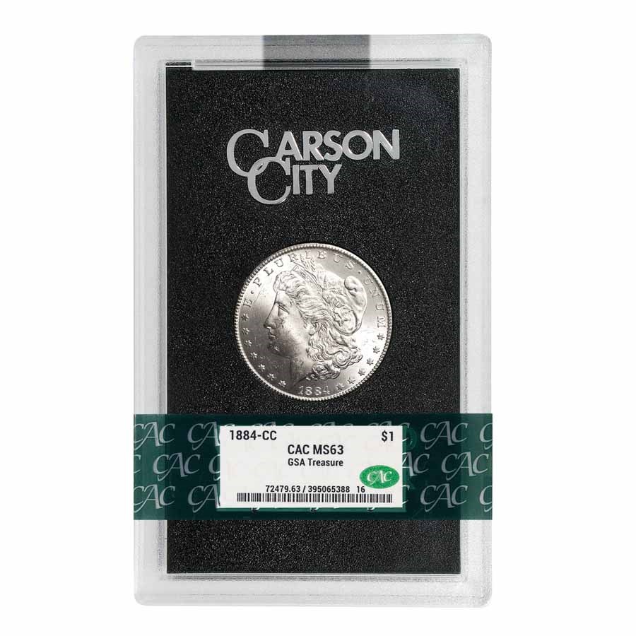 1884-CC Morgan Dollar MS-63 CACG (GSA)