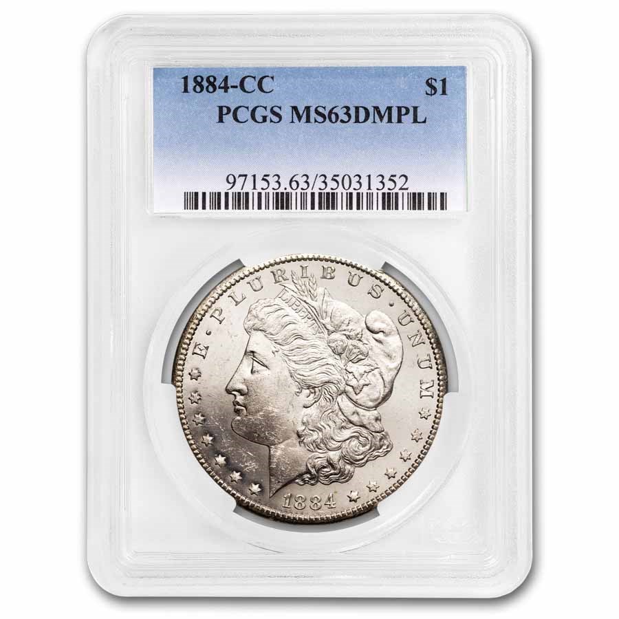 1884-CC Morgan Dollar MS-63 DMPL PCGS