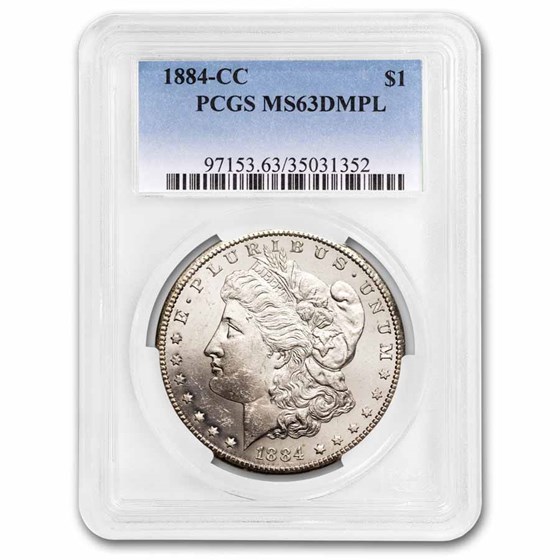 1884-CC Morgan Dollar MS-63 DMPL PCGS 1884-CC Morgan Dollar MS-63 DMPL PCGS
