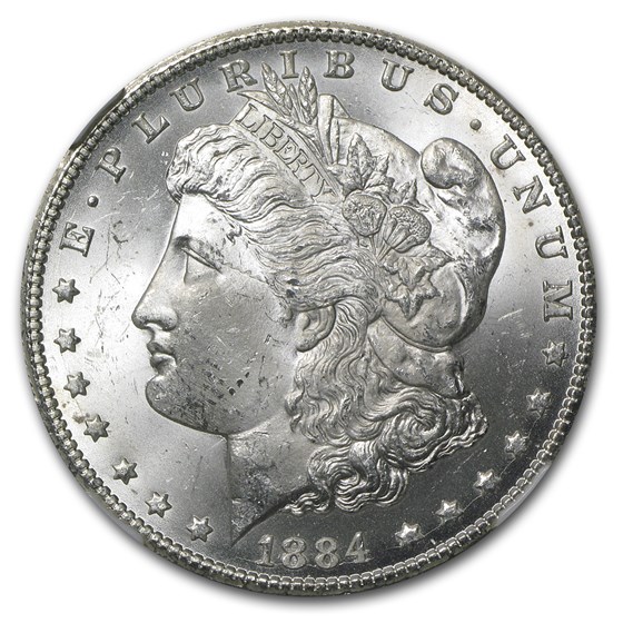 Buy 1884-CC Morgan Dollar MS-63 NGC | APMEX