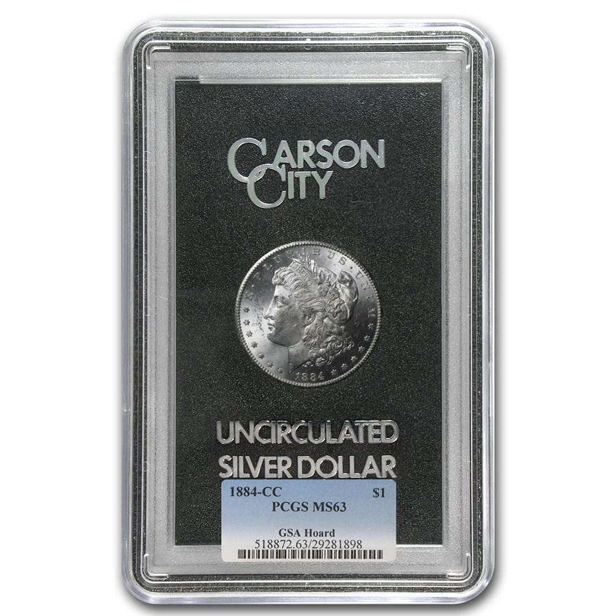 1884-CC Morgan Dollar MS-63 PCGS (GSA)