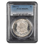 1884-CC Morgan Dollar MS-63 PL PCGS