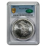 1884-CC Morgan Dollar MS-64 PCGS CAC