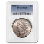 1884-CC Morgan Dollar MS-64 PCGS