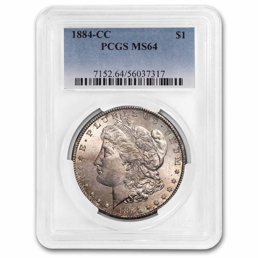 1884-CC Morgan Dollar MS-64 PCGS