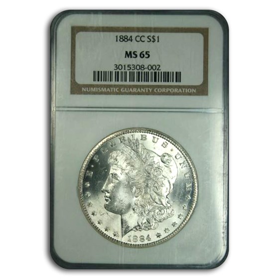 1884-CC Morgan Dollar MS-65 NGC 1884-CC Morgan Dollar MS-65 NGC