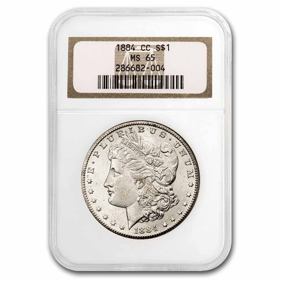 1884-CC Morgan Dollar MS-65 NGC