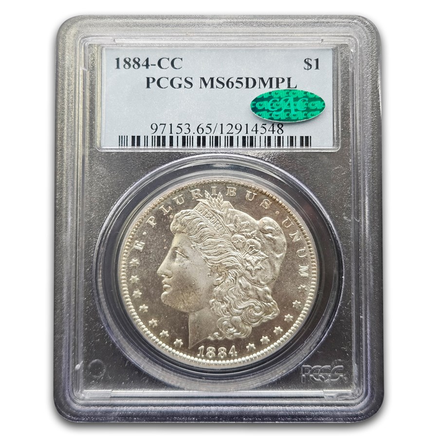 1884-CC Morgan Dollar MS-65 PCGS DMPL CAC