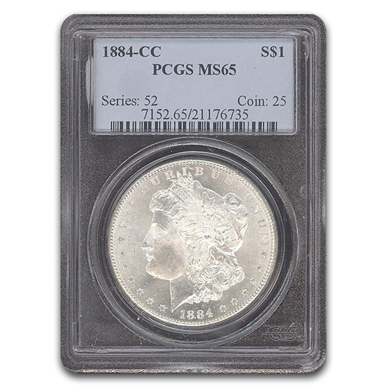 1884-CC Morgan Dollar MS-65 PCGS