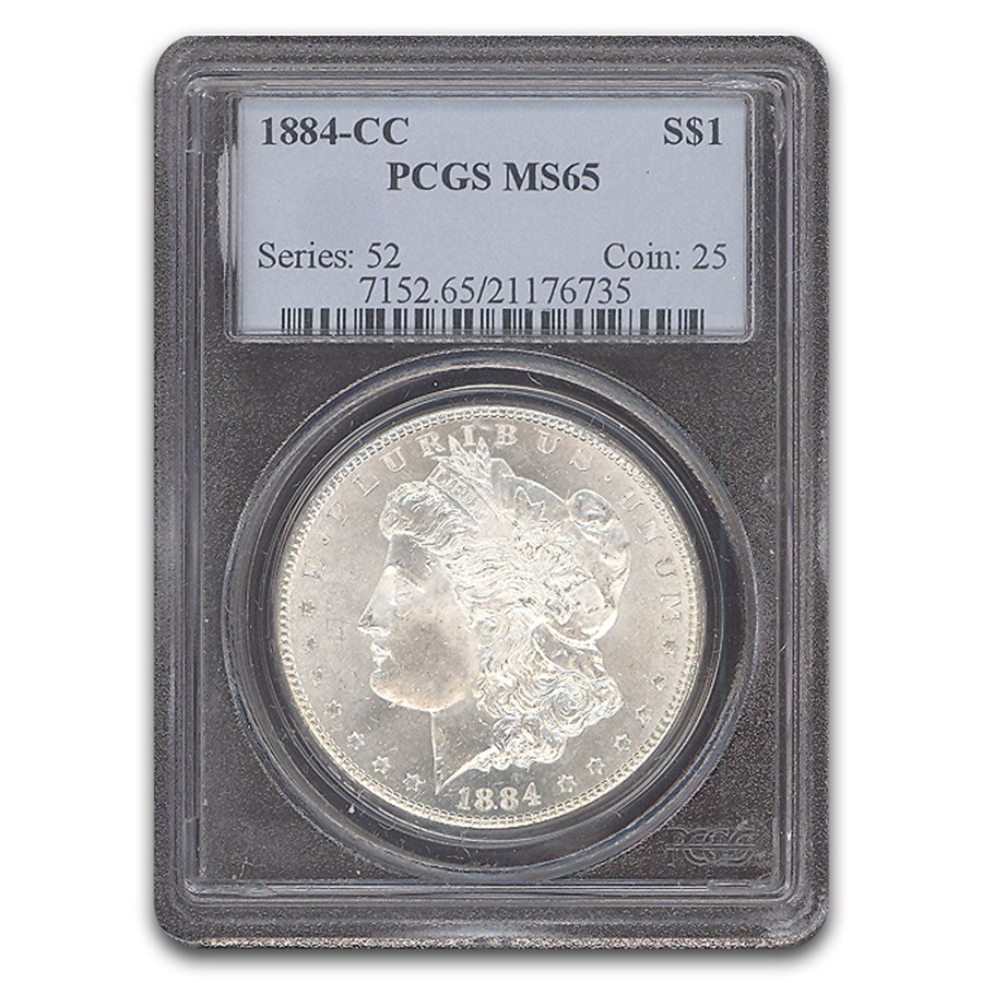 1884-CC Morgan Dollar MS-65 PCGS