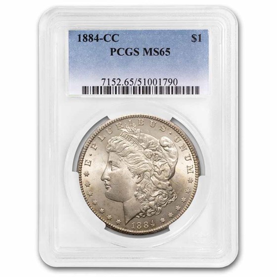 1884-CC Morgan Dollar MS-65 PCGS 1884-CC Morgan Dollar MS-65 PCGS