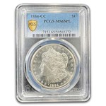 1884-CC Morgan Dollar MS-65 PL PCGS