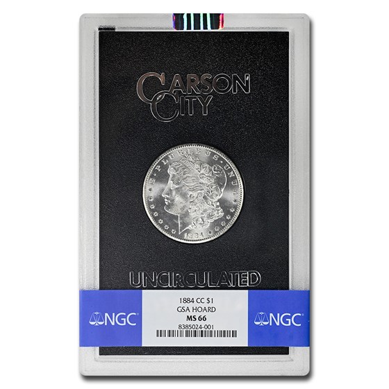1884-CC Morgan Dollar MS-66 NGC (GSA) 1884-CC Morgan Dollar MS-66 NGC (GSA)