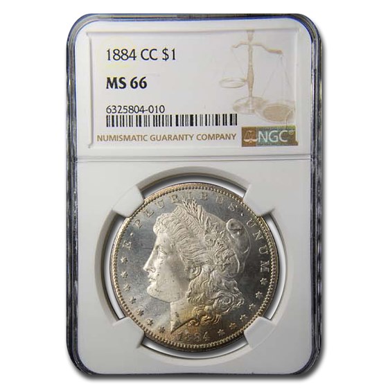 1884-CC Morgan Dollar MS-66 NGC