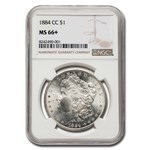 1884-CC Morgan Dollar MS-66+ NGC