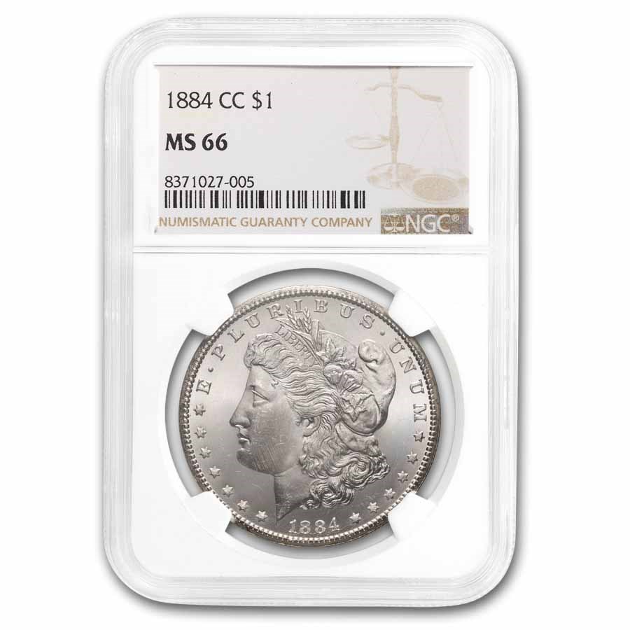 1884-CC Morgan Dollar MS-66 NGC