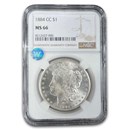 1884-CC Morgan Dollar MS-66 NGC