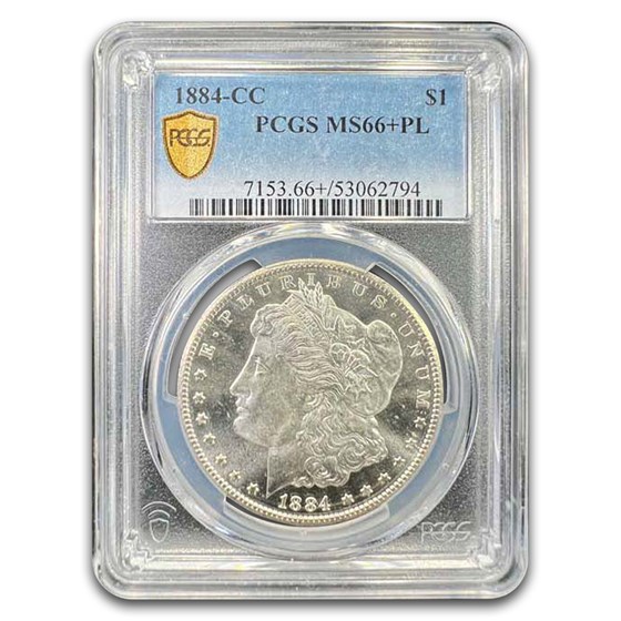 1884-CC Morgan Dollar MS-66+ PCGS (PL)