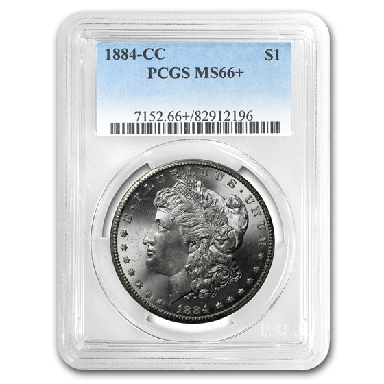 1884-CC Morgan Dollar MS-66+ PCGS 1884-CC Morgan Dollar MS-66+ PCGS