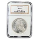 1884-CC Morgan Dollar MS-67 NGC