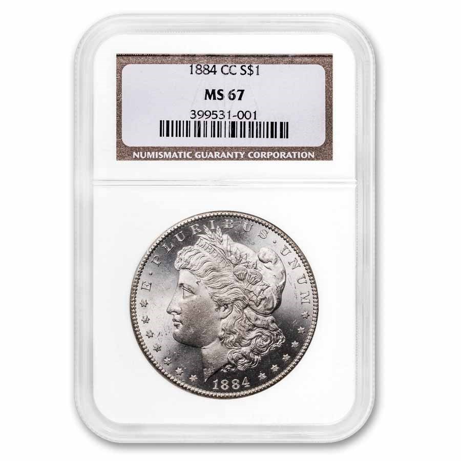 1884-CC Morgan Dollar MS-67 NGC