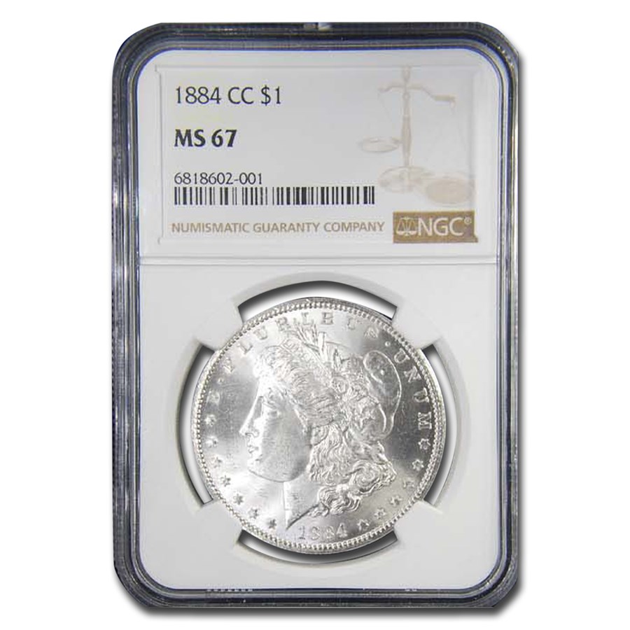 1884-CC Morgan Dollar MS-67 NGC