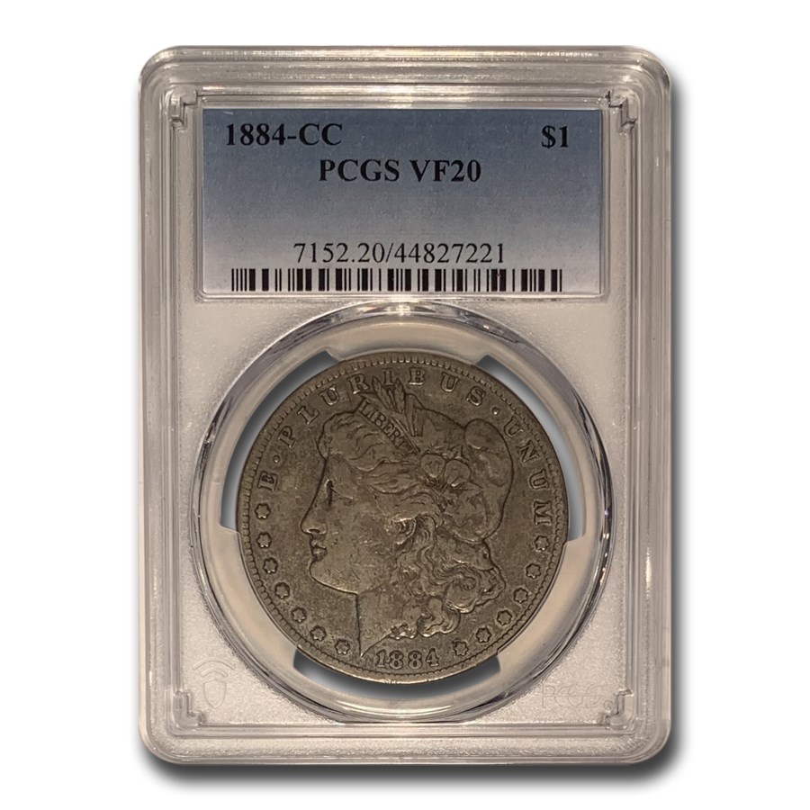 1884-CC Morgan Dollar VF-20 PCGS
