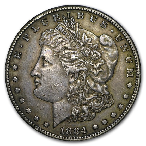 1884-CC Morgan Dollar VF 1884-CC Morgan Dollar VF