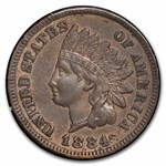 1884 Indian Head Cent AU