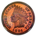 1884 Indian Head Cent PF-67+ NGC (Brown)