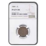 1884 Indian Head Cent PF-67+ NGC (Brown)