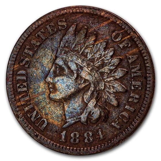 1884 Indian Head Cent XF (Cleaned, Corroded or Dmgd) 1884 Indian Head Cent XF (Cleaned, Corroded or Dmgd)