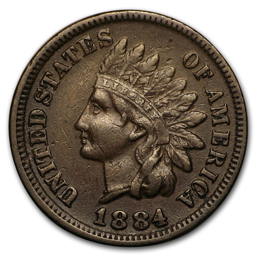 1884 Indian Head Cent XF