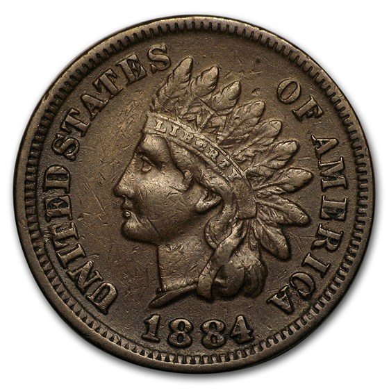 1884 Indian Head Cent XF