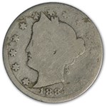 1884 Liberty Head V Nickel AG