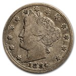 1884 Liberty Head V Nickel Fine