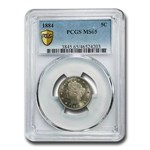 1884 Liberty Head V Nickel MS-65 PCGS
