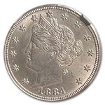 1884 Liberty Head V Nickel MS-66 NGC