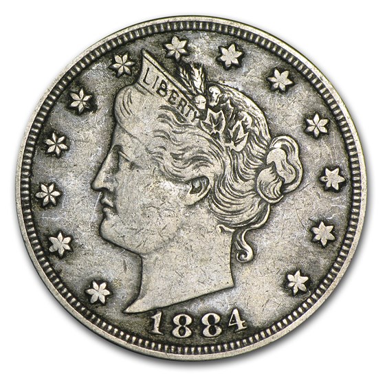 1884 Liberty Head V Nickel VF 1884 Liberty Head V Nickel VF
