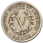 1884 Liberty Head V Nickel VG