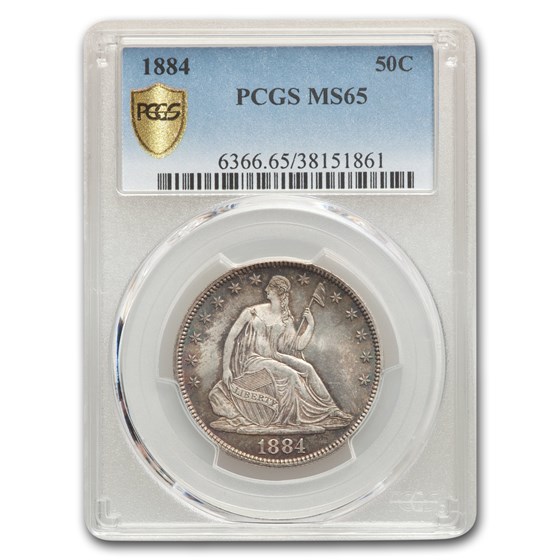 1884 Liberty Seated Half Dollar MS-65 PCGS 1884 Liberty Seated Half Dollar MS-65 PCGS