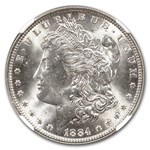 1884 Morgan Dollar MS-63 NGC (Green Label)