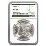 1884 Morgan Dollar MS-63 NGC (Green Label)