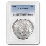 1884 Morgan Dollar MS-63 PCGS
