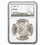 1884 Morgan Dollar MS-64 NGC (Green Label)