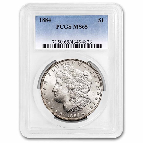 1884 Morgan Dollar MS-65 PCGS 1884 Morgan Dollar MS-65 PCGS