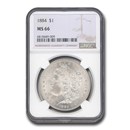 1884 Morgan Dollar MS-66 NGC